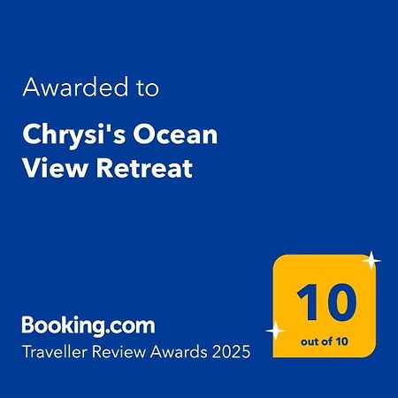 Вилла Chrysi'S Ocean View Retreat Kerames Экстерьер фото