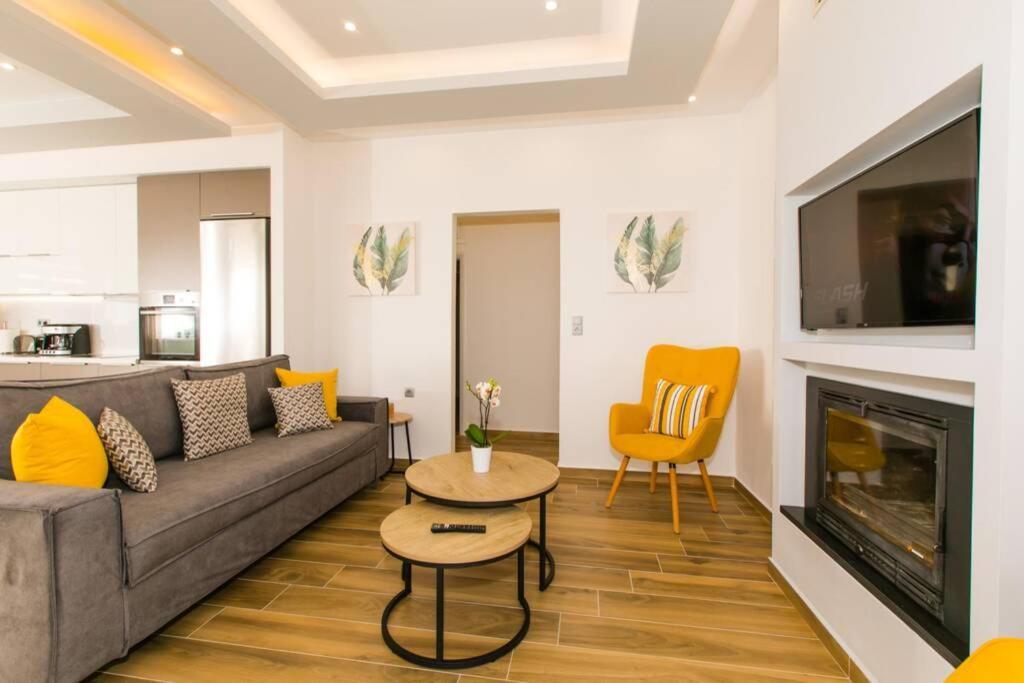 Вилла Chrysi'S Ocean View Retreat Kerames Экстерьер фото