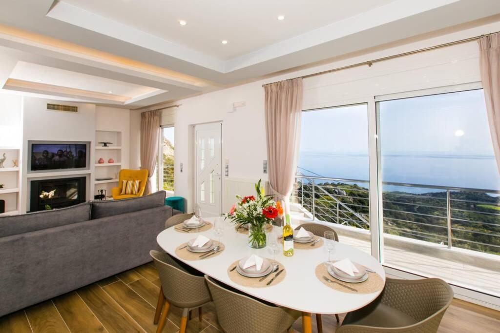 Вилла Chrysi'S Ocean View Retreat Kerames Экстерьер фото