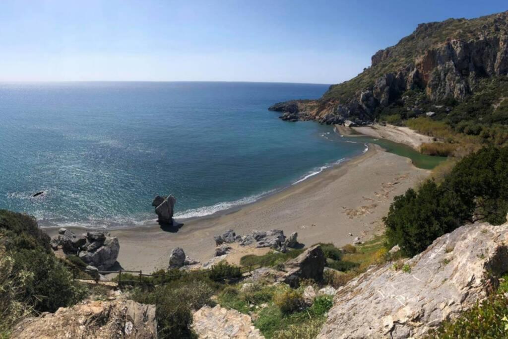 Вилла Chrysi'S Ocean View Retreat Kerames Экстерьер фото
