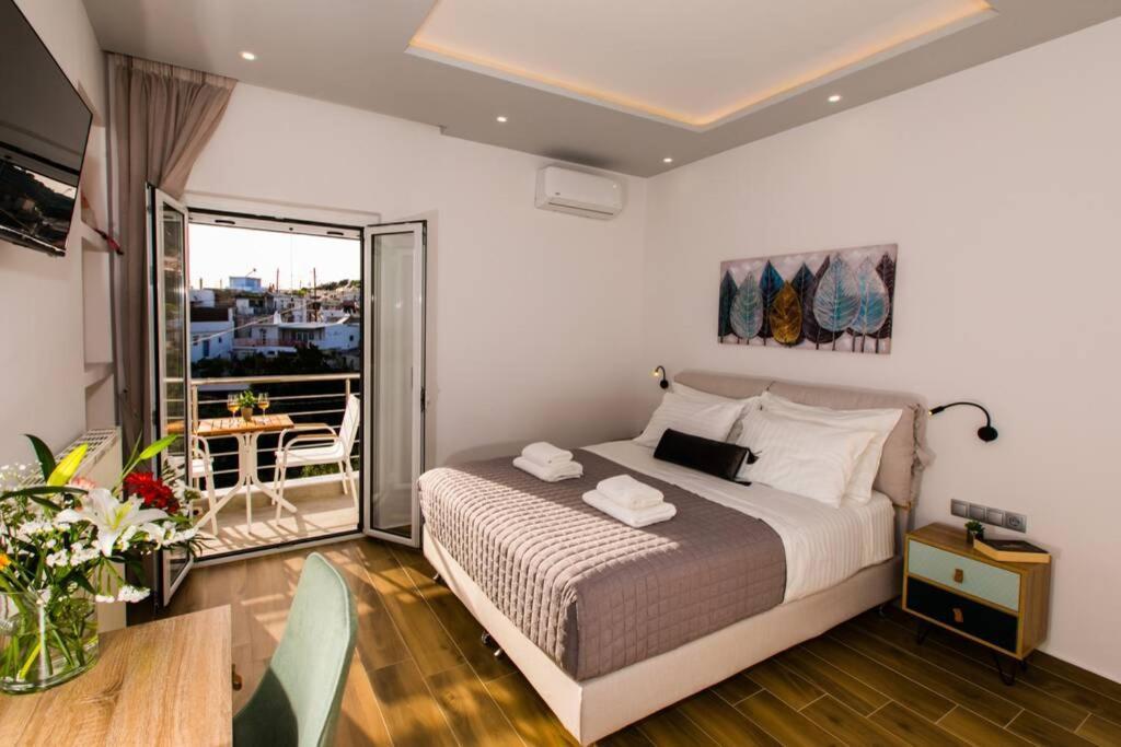Вилла Chrysi'S Ocean View Retreat Kerames Экстерьер фото