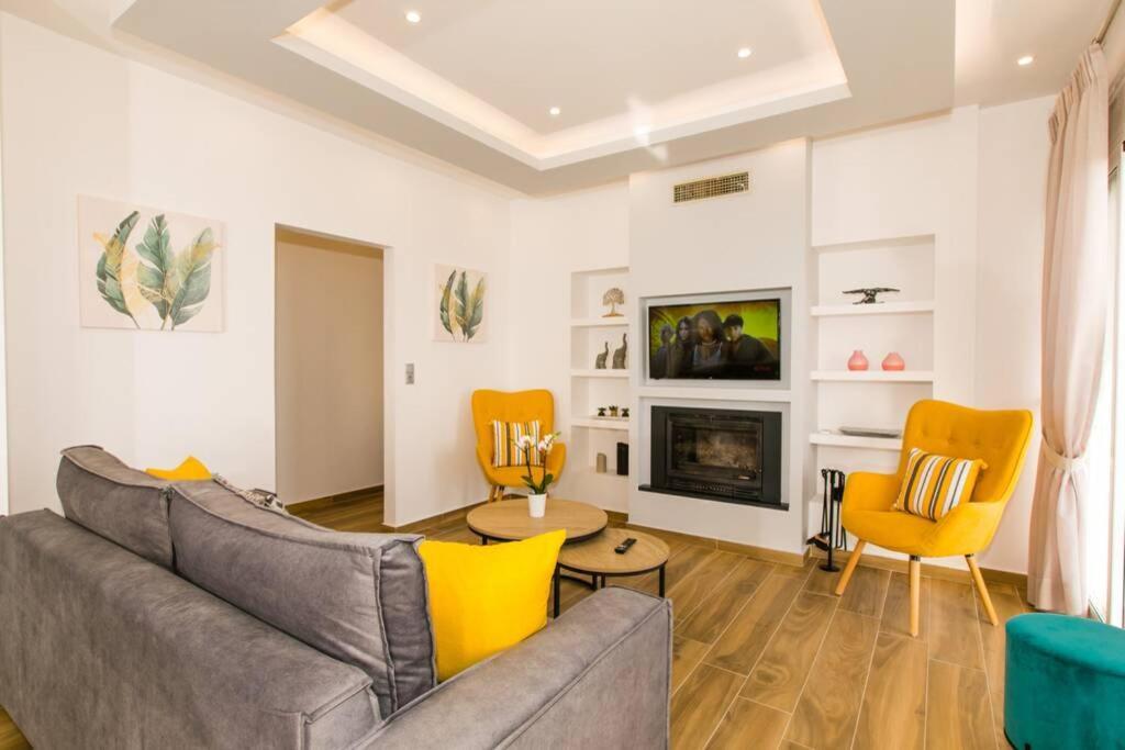 Вилла Chrysi'S Ocean View Retreat Kerames Экстерьер фото