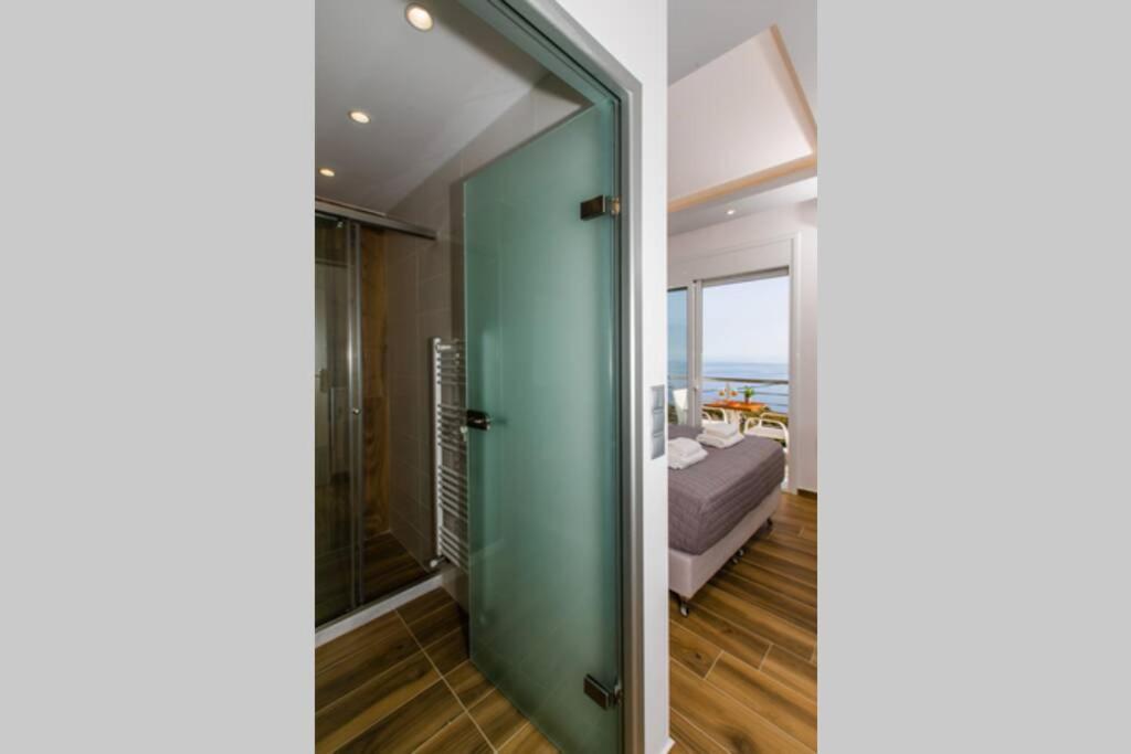 Вилла Chrysi'S Ocean View Retreat Kerames Экстерьер фото