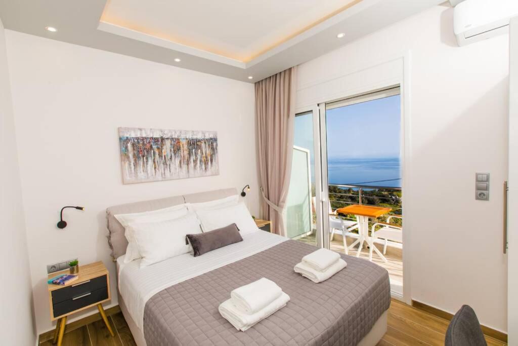 Вилла Chrysi'S Ocean View Retreat Kerames Экстерьер фото